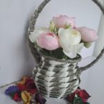 Wooven Basket Flower
